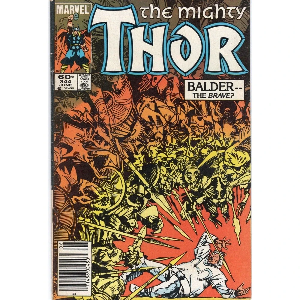 THOR (THE MIGHTY) #344 MID GRADE 1ST MALEKITH APP 1984